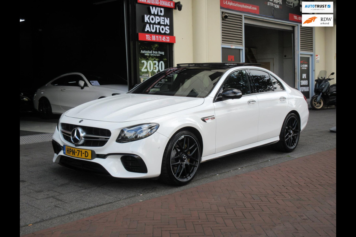 Mercedes-Benz E-Klasse AMG 63 S 4MATIC+ Schaal Memory Burmester Pano Incl BTW! Mercedes-Benz E-Klasse AMG 63 S 4MATIC+ Schaal Memory Burmester Pano Incl BTW!