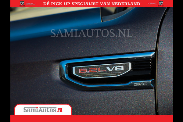 GMC Sierra DENALI | All-In Prijs | 6,2 V8 Full Option | De Meest Luxe Pick-Up in zijn Klasse | Comfortabele Dubbele Cabine met Royale 5 Zitplaatsen | BPM vrij | Nu Leverbaar uit Voorraad | Voorraad Nr 420334