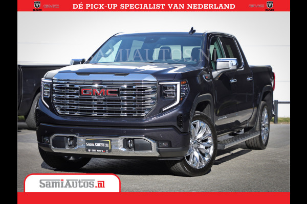 GMC Sierra DENALI | All-In Prijs | 6,2 V8 Full Option | De Meest Luxe Pick-Up in zijn Klasse | Comfortabele Dubbele Cabine met Royale 5 Zitplaatsen | BPM vrij | Nu Leverbaar uit Voorraad | Voorraad Nr 420334