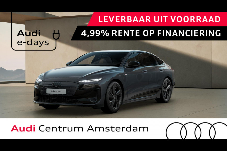 Audi A6 Sportback e-tron S edition performance 100 kWh adaptive luchtvering, omgevingscamera's, adaptive cruise control, leder interieur, winterpakket, privacy glass