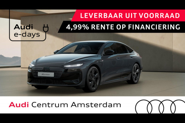 Audi A6 Sportback e-tron S edition performance 100 kWh adaptive luchtvering, omgevingscamera's, adaptive cruise control, leder interieur, winterpakket, privacy glass