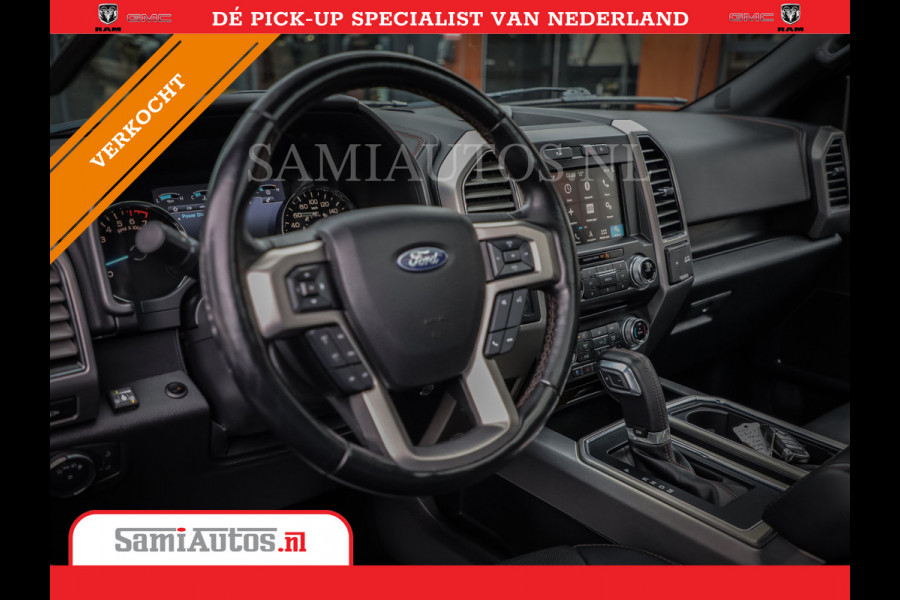 Ford USA F-150 PLATIMUM 3.5 V6 Black On Black | SuperCrew | Lpg | Cover | Pano | Face Lift | 82000 km | 5 Persoons Dubbele Cabine |