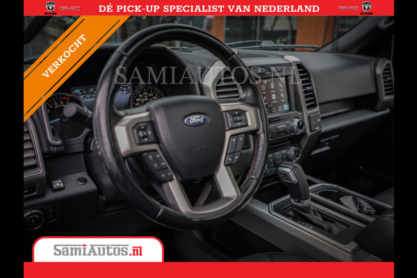 Ford USA F-150 PLATIMUM 3.5 V6 Black On Black | SuperCrew | Lpg | Cover | Pano | Face Lift | 82000 km | 5 Persoons Dubbele Cabine |