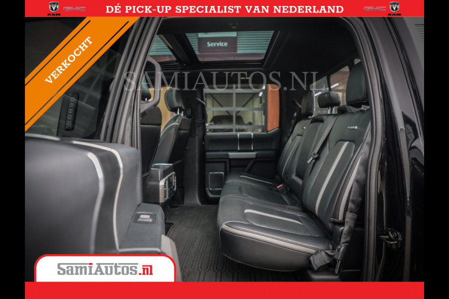 Ford USA F-150 PLATIMUM 3.5 V6 Black On Black | SuperCrew | Lpg | Cover | Pano | Face Lift | 82000 km | 5 Persoons Dubbele Cabine |