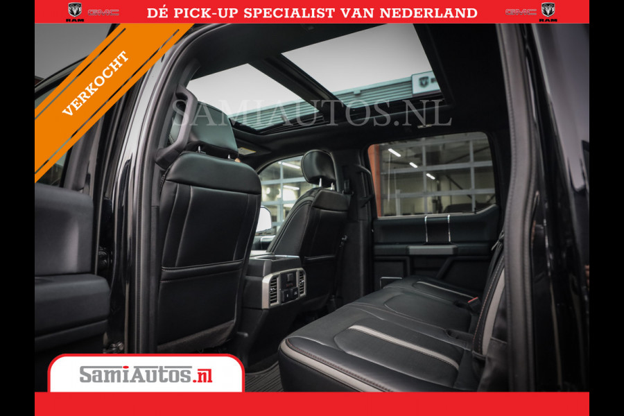 Ford USA F-150 PLATIMUM 3.5 V6 Black On Black | SuperCrew | Lpg | Cover | Pano | Face Lift | 82000 km | 5 Persoons Dubbele Cabine |