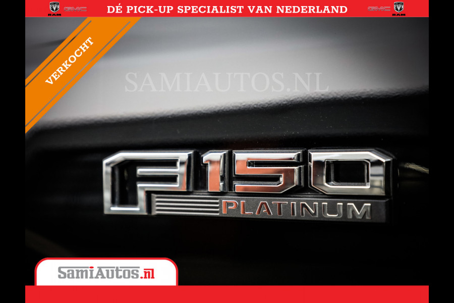 Ford USA F-150 PLATIMUM 3.5 V6 Black On Black | SuperCrew | Lpg | Cover | Pano | Face Lift | 82000 km | 5 Persoons Dubbele Cabine |