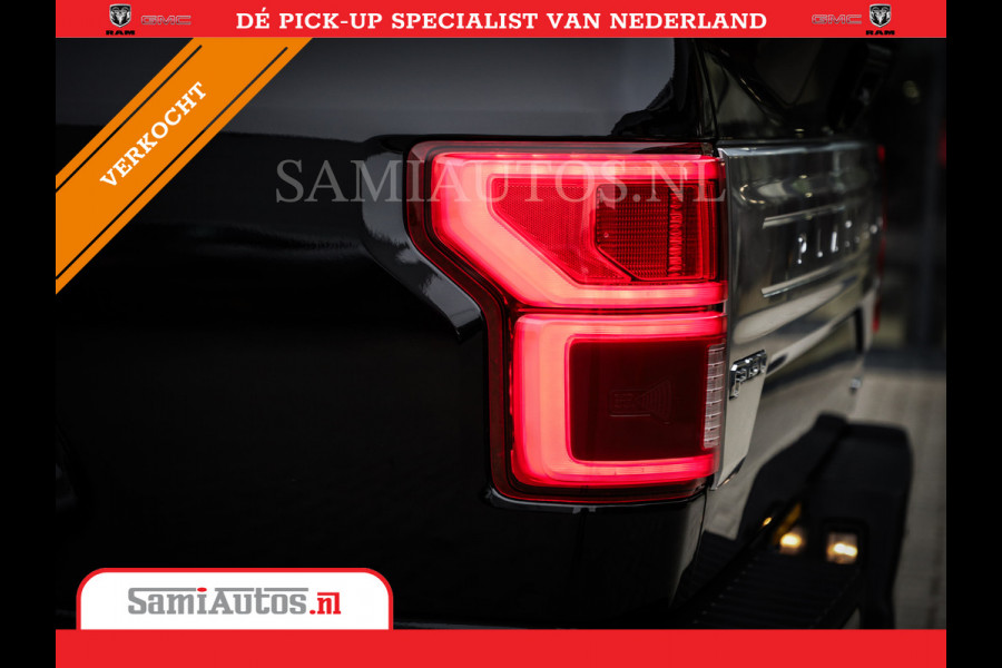 Ford USA F-150 PLATIMUM 3.5 V6 Black On Black | SuperCrew | Lpg | Cover | Pano | Face Lift | 82000 km | 5 Persoons Dubbele Cabine |