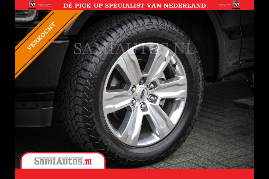 Ford USA F-150 PLATIMUM 3.5 V6 Black On Black | SuperCrew | Lpg | Cover | Pano | Face Lift | 82000 km | 5 Persoons Dubbele Cabine |