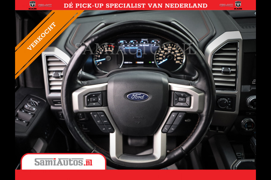 Ford USA F-150 PLATIMUM 3.5 V6 Black On Black | SuperCrew | Lpg | Cover | Pano | Face Lift | 82000 km | 5 Persoons Dubbele Cabine |