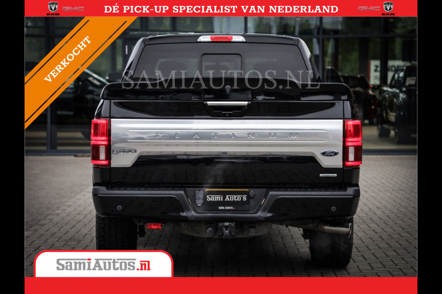 Ford USA F-150 PLATIMUM 3.5 V6 Black On Black | SuperCrew | Lpg | Cover | Pano | Face Lift | 82000 km | 5 Persoons Dubbele Cabine |