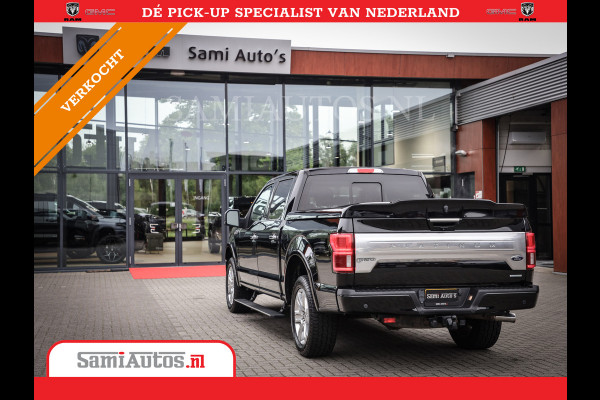 Ford USA F-150 PLATIMUM 3.5 V6 Black On Black | SuperCrew | Lpg | Cover | Pano | Face Lift | 82000 km | 5 Persoons Dubbele Cabine |