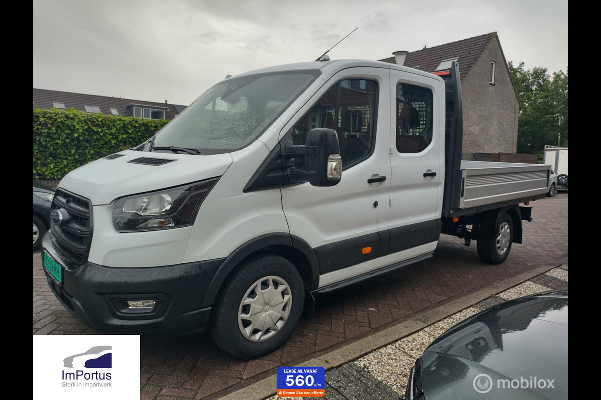 Ford Transit 350 2.0 TDCI L3H1 DC Trend Open Laadbak Ford Transit 350 2.0 TDCI L3H1 DC Trend Open Laadbak