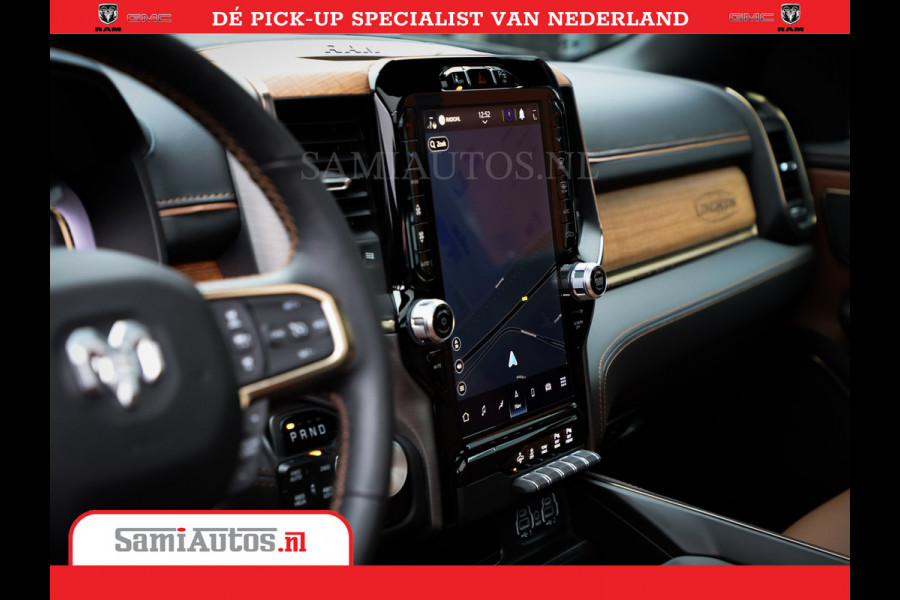 Dodge Ram 1500 LongHorn | 5.7 V8 Black Ops | Speciale Editie Bruin Leder | De Luxe van een Limited | Comfortabele Dubbele Cabine met Royale 5 Zitplaatsen | BPM vrij | Nu Leverbaar uit Voorraad | Voorraad Nr 2185 - 9547