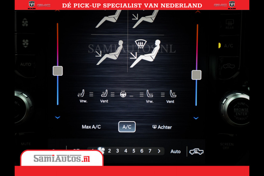 Dodge Ram 1500 LongHorn | 5.7 V8 Black Ops | Speciale Editie Bruin Leder | De Luxe van een Limited | Comfortabele Dubbele Cabine met Royale 5 Zitplaatsen | BPM vrij | Nu Leverbaar uit Voorraad | Voorraad Nr 2185 - 9547