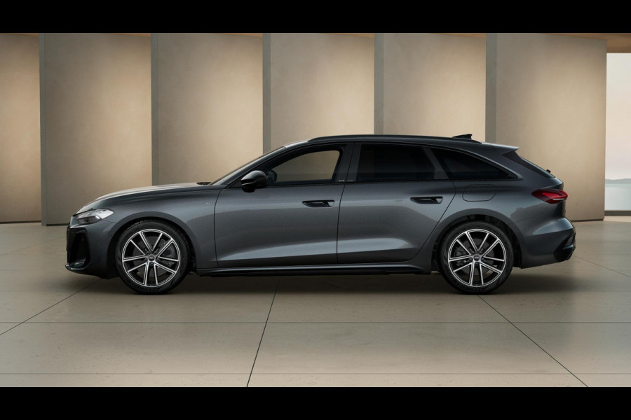 Audi A5 Avant 2.0 e-hybrid quattro S edition omgevingscamera's, adaptive cruise control, comfortsleutel, optiek pakket zwart Plus, leder interieur, Lm velgen 19"