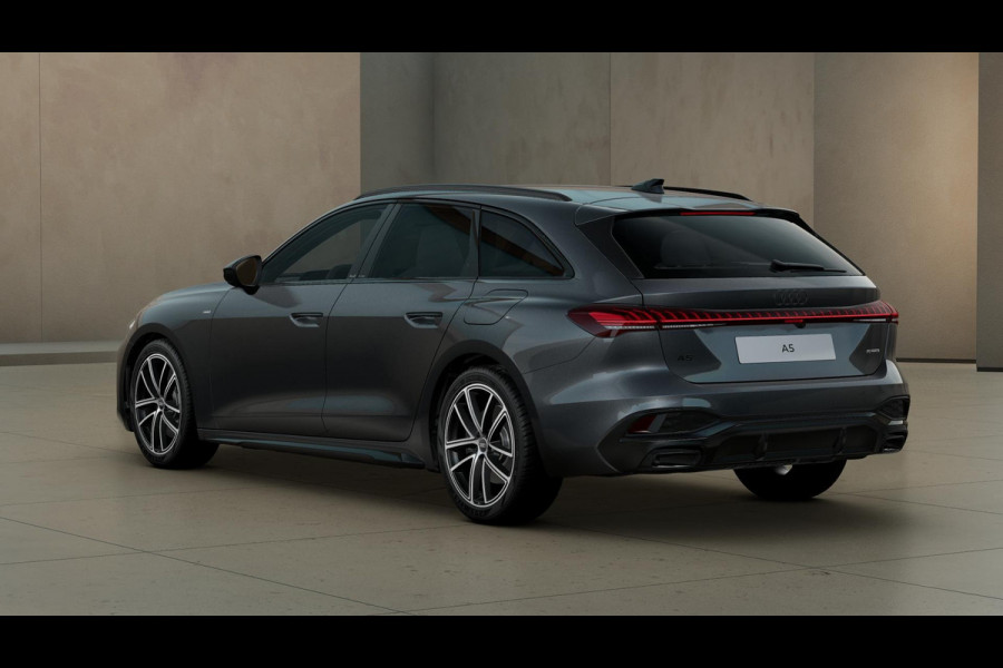 Audi A5 Avant 2.0 e-hybrid quattro S edition omgevingscamera's, adaptive cruise control, comfortsleutel, optiek pakket zwart Plus, leder interieur, Lm velgen 19"