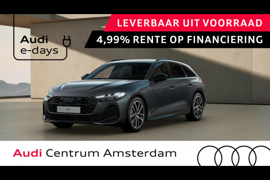 Audi A5 Avant 2.0 e-hybrid quattro S edition omgevingscamera's, adaptive cruise control, comfortsleutel, optiek pakket zwart Plus, leder interieur, Lm velgen 19"