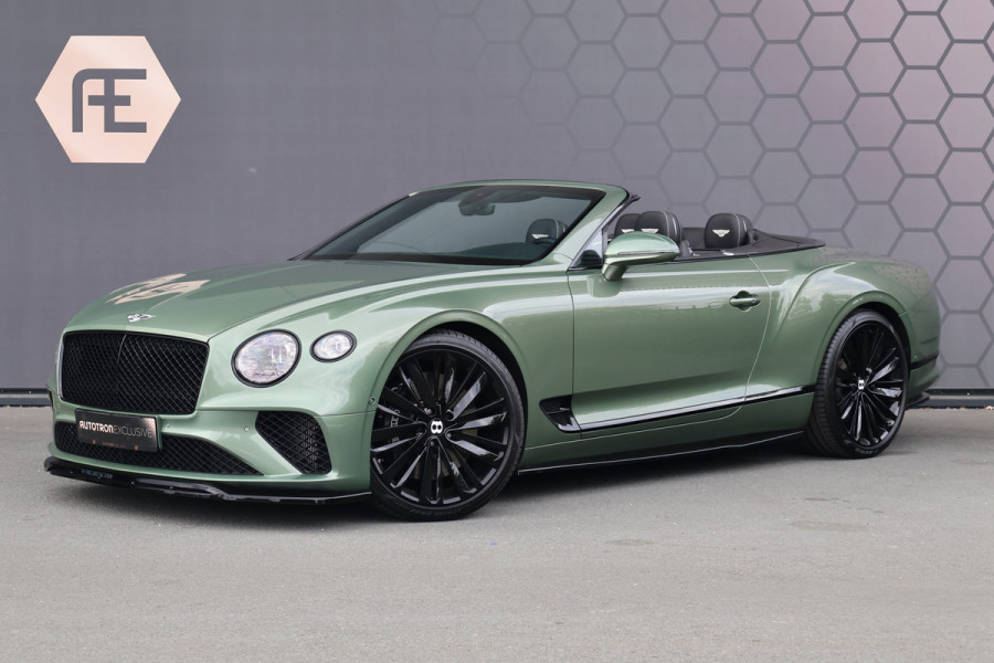 Bentley Continental GTC 4.0 V8 | SPEED DESIGN | ALPINE GREEN | NEW BENTLEY SERVICE | SPORTUITLAAT | NEKVERWARMING | STUURWIELVERWARMING | STOELKOELING/V