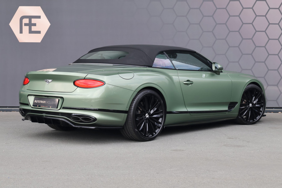 Bentley Continental GTC 4.0 V8 | SPEED DESIGN | ALPINE GREEN | NEW BENTLEY SERVICE | SPORTUITLAAT | NEKVERWARMING | STUURWIELVERWARMING | STOELKOELING/V