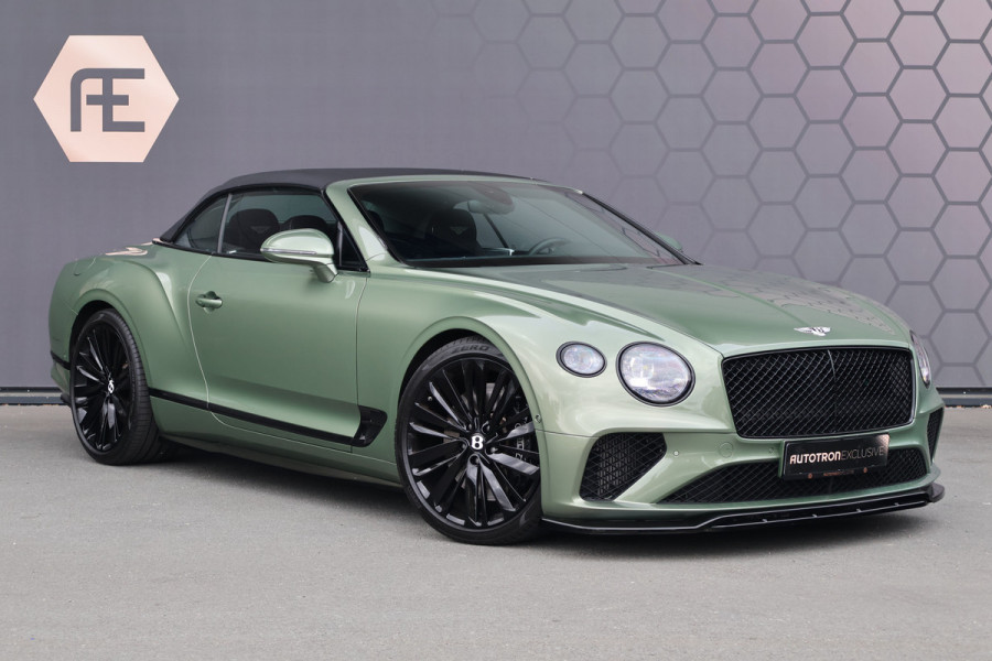 Bentley Continental GTC 4.0 V8 | SPEED DESIGN | ALPINE GREEN | NEW BENTLEY SERVICE | SPORTUITLAAT | NEKVERWARMING | STUURWIELVERWARMING | STOELKOELING/V