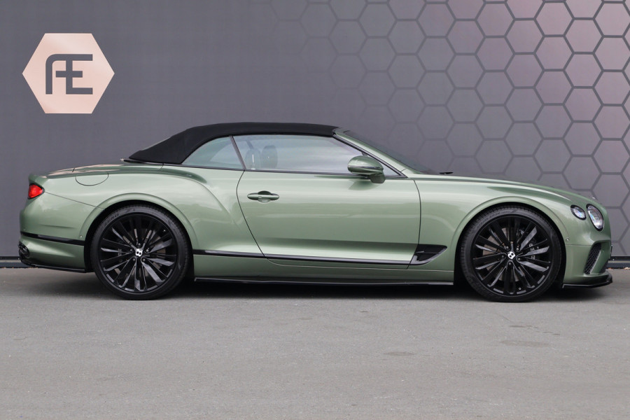 Bentley Continental GTC 4.0 V8 | SPEED DESIGN | ALPINE GREEN | NEW BENTLEY SERVICE | SPORTUITLAAT | NEKVERWARMING | STUURWIELVERWARMING | STOELKOELING/V