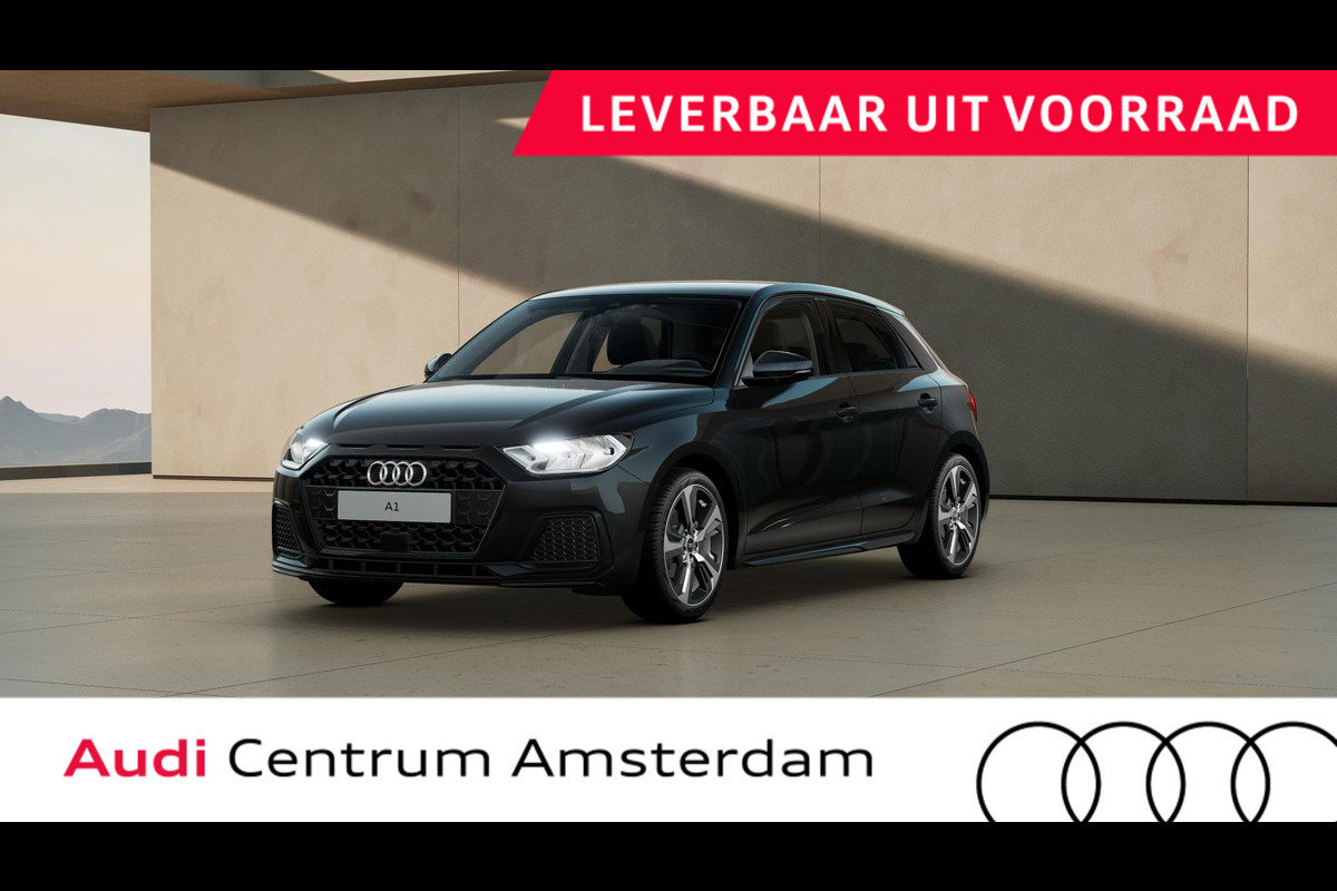 Audi A1 25 TFSI Advanced edition Lm velgen 17", automatische airconditioning 2 zone, optiek pakket zwart, parkeersensoren achter Audi A1 25 TFSI Advanced edition Lm velgen 17", automatische airconditioning 2 zone, optiek pakket zwart, parkeersensoren achter