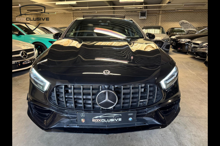 Mercedes-Benz A-Klasse AMG 45 S 4MATIC+ Pano|Keyless|Memory|Burmester|Stoel Koeling & Verwarming | BOM VOL!!!