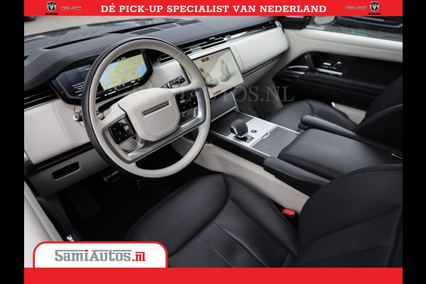 Land Rover Range Rover P550e | NIGHT | GARANTIE TOT 14-03-2029 | HEAD-UP | ACHTERAS BESTURING | SOFT CLOSE | PHEV | 23 INCH VELGEN | PANORAMADAK | STUURVERWARMING | STOEL KOELING | Fabrieksgarantie tot 14-03-2029 – Geniet van gemoedsrust met uitgebreide dekking tot deze datum. GZK-71-D