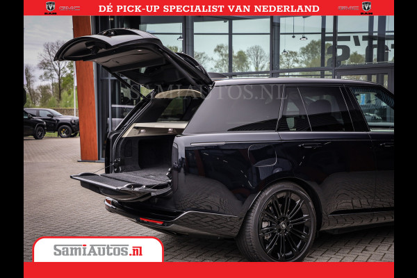 Land Rover Range Rover P550e | NIGHT | GARANTIE TOT 14-03-2029 | HEAD-UP | ACHTERAS BESTURING | SOFT CLOSE | PHEV | 23 INCH VELGEN | PANORAMADAK | STUURVERWARMING | STOEL KOELING | Fabrieksgarantie tot 14-03-2029 – Geniet van gemoedsrust met uitgebreide dekking tot deze datum. GZK-71-D