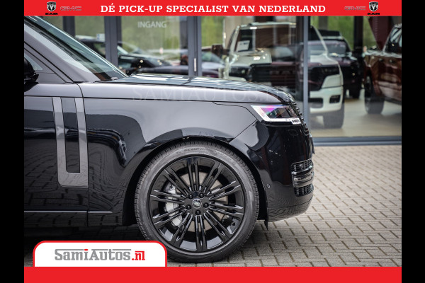 Land Rover Range Rover P550e | NIGHT | GARANTIE TOT 14-03-2029 | HEAD-UP | ACHTERAS BESTURING | SOFT CLOSE | PHEV | 23 INCH VELGEN | PANORAMADAK | STUURVERWARMING | STOEL KOELING | Fabrieksgarantie tot 14-03-2029 – Geniet van gemoedsrust met uitgebreide dekking tot deze datum. GZK-71-D