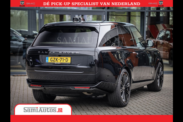 Land Rover Range Rover P550e | NIGHT | GARANTIE TOT 14-03-2029 | HEAD-UP | ACHTERAS BESTURING | SOFT CLOSE | PHEV | 23 INCH VELGEN | PANORAMADAK | STUURVERWARMING | STOEL KOELING | Fabrieksgarantie tot 14-03-2029 – Geniet van gemoedsrust met uitgebreide dekking tot deze datum. GZK-71-D