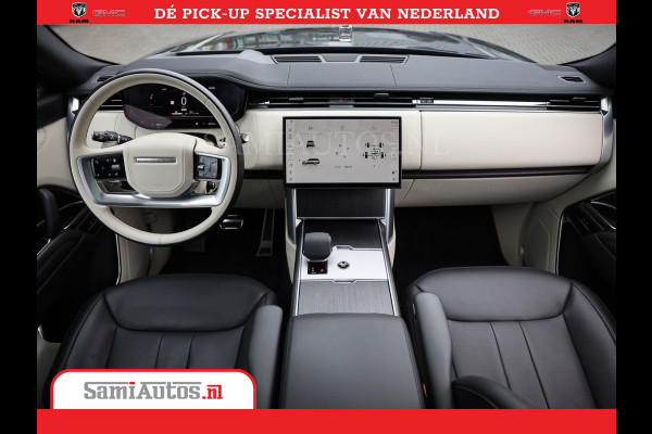 Land Rover Range Rover P550e | NIGHT | GARANTIE TOT 14-03-2029 | HEAD-UP | ACHTERAS BESTURING | SOFT CLOSE | PHEV | 23 INCH VELGEN | PANORAMADAK | STUURVERWARMING | STOEL KOELING | Fabrieksgarantie tot 14-03-2029 – Geniet van gemoedsrust met uitgebreide dekking tot deze datum. GZK-71-D