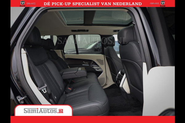 Land Rover Range Rover P550e | NIGHT | GARANTIE TOT 14-03-2029 | HEAD-UP | ACHTERAS BESTURING | SOFT CLOSE | PHEV | 23 INCH VELGEN | PANORAMADAK | STUURVERWARMING | STOEL KOELING | Fabrieksgarantie tot 14-03-2029 – Geniet van gemoedsrust met uitgebreide dekking tot deze datum. GZK-71-D