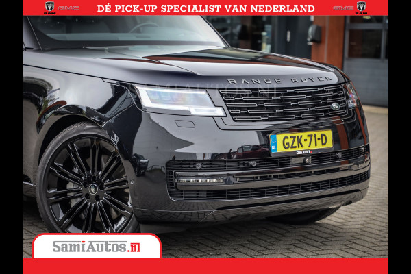 Land Rover Range Rover P550e | NIGHT | GARANTIE TOT 14-03-2029 | HEAD-UP | ACHTERAS BESTURING | SOFT CLOSE | PHEV | 23 INCH VELGEN | PANORAMADAK | STUURVERWARMING | STOEL KOELING | Fabrieksgarantie tot 14-03-2029 – Geniet van gemoedsrust met uitgebreide dekking tot deze datum. GZK-71-D