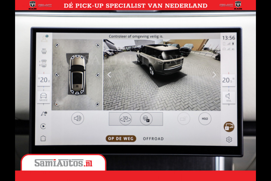 Land Rover Range Rover P550e | NIGHT | GARANTIE TOT 14-03-2029 | HEAD-UP | ACHTERAS BESTURING | SOFT CLOSE | PHEV | 23 INCH VELGEN | PANORAMADAK | STUURVERWARMING | STOEL KOELING | Fabrieksgarantie tot 14-03-2029 – Geniet van gemoedsrust met uitgebreide dekking tot deze datum. GZK-71-D
