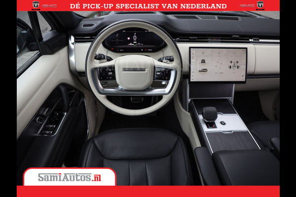 Land Rover Range Rover P550e | NIGHT | GARANTIE TOT 14-03-2029 | HEAD-UP | ACHTERAS BESTURING | SOFT CLOSE | PHEV | 23 INCH VELGEN | PANORAMADAK | STUURVERWARMING | STOEL KOELING | Fabrieksgarantie tot 14-03-2029 – Geniet van gemoedsrust met uitgebreide dekking tot deze datum. GZK-71-D