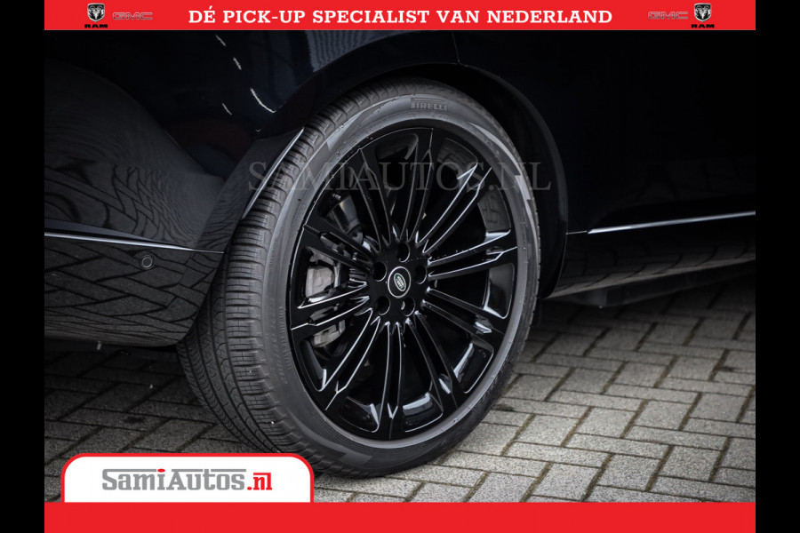 Land Rover Range Rover P550e | NIGHT | GARANTIE TOT 14-03-2029 | HEAD-UP | ACHTERAS BESTURING | SOFT CLOSE | PHEV | 23 INCH VELGEN | PANORAMADAK | STUURVERWARMING | STOEL KOELING | Fabrieksgarantie tot 14-03-2029 – Geniet van gemoedsrust met uitgebreide dekking tot deze datum. GZK-71-D