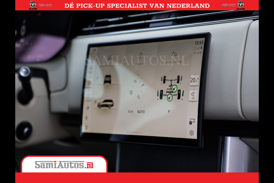 Land Rover Range Rover P550e | NIGHT | GARANTIE TOT 14-03-2029 | HEAD-UP | ACHTERAS BESTURING | SOFT CLOSE | PHEV | 23 INCH VELGEN | PANORAMADAK | STUURVERWARMING | STOEL KOELING | Fabrieksgarantie tot 14-03-2029 – Geniet van gemoedsrust met uitgebreide dekking tot deze datum. GZK-71-D
