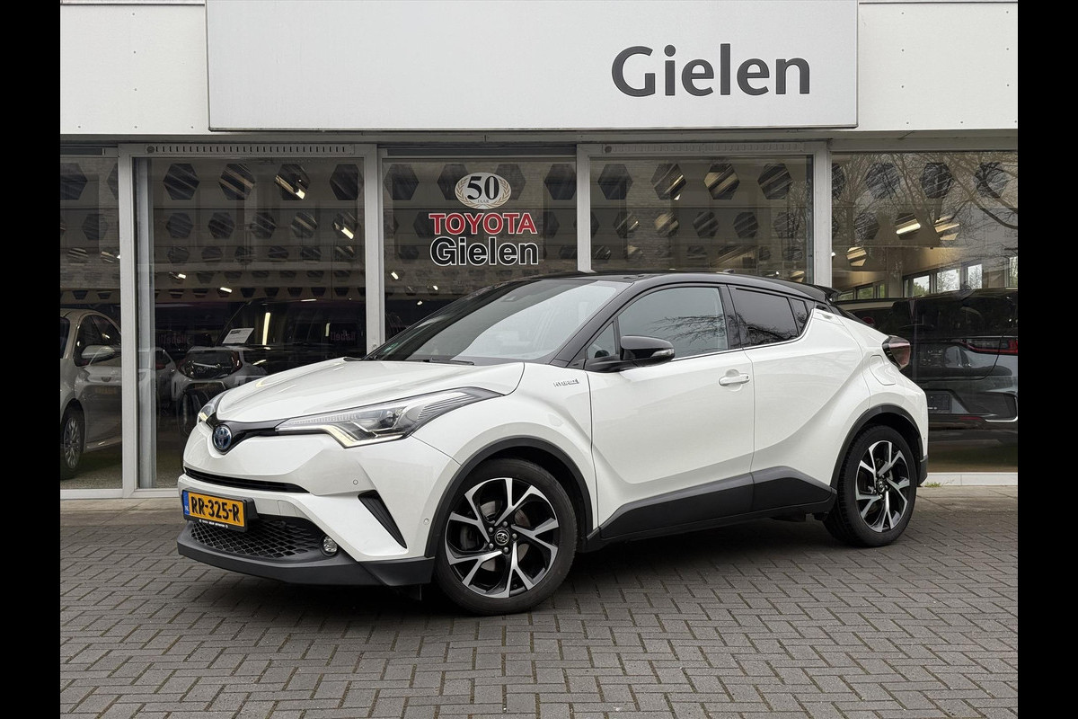 Toyota C-HR 1.8 Hybrid Bi-Tone Plus | Trekhaak, Dodehoekherkenning, Stoel + Stuurverwarming, Parkeersensoren, Navigatie, Keyless, 18inch Toyota C-HR 1.8 Hybrid Bi-Tone Plus | Trekhaak, Dodehoekherkenning, Stoel + Stuurverwarming, Parkeersensoren, Navigatie, Keyless, 18inch