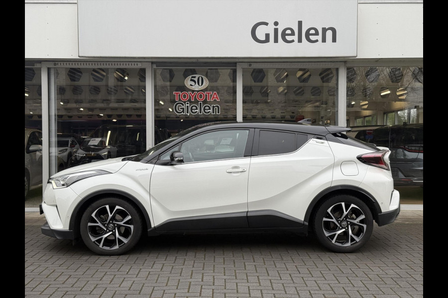 Toyota C-HR 1.8 Hybrid Bi-Tone Plus | Trekhaak, Dodehoekherkenning, Stoel + Stuurverwarming, Parkeersensoren, Navigatie, Keyless, 18inch