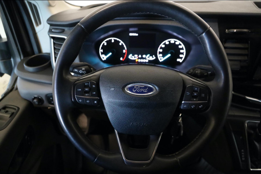 Ford Transit 350 2.0 TDCI L3/H2 AUTOMAAT 360° CAMERA TREKHAAK DRIVER ASS CLIMA TREKHAAK ZEER VOL UITGERUST LEASE V/A €199,- p.m.