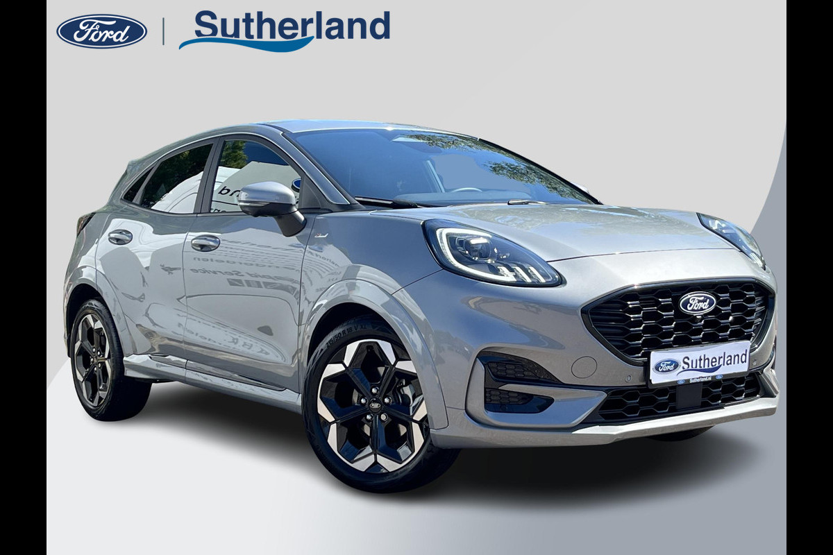 Ford Puma 1.0 EcoBoost Hybrid ST-Line X 125pk | Nieuw Model | Winter Pack | Adaptieve Cruise | Elektrische Achterklep | Matrix LED Koplampen | 360 graden Camera's | Verlengde Fabrieksgarantie 06/2031 Ford Puma 1.0 EcoBoost Hybrid ST-Line X 125pk | Nieuw Model | Winter Pack | Adaptieve Cruise | Elektrische Achterklep | Matrix LED Koplampen | 360 graden Camera's | Verlengde Fabrieksgarantie 06/2031