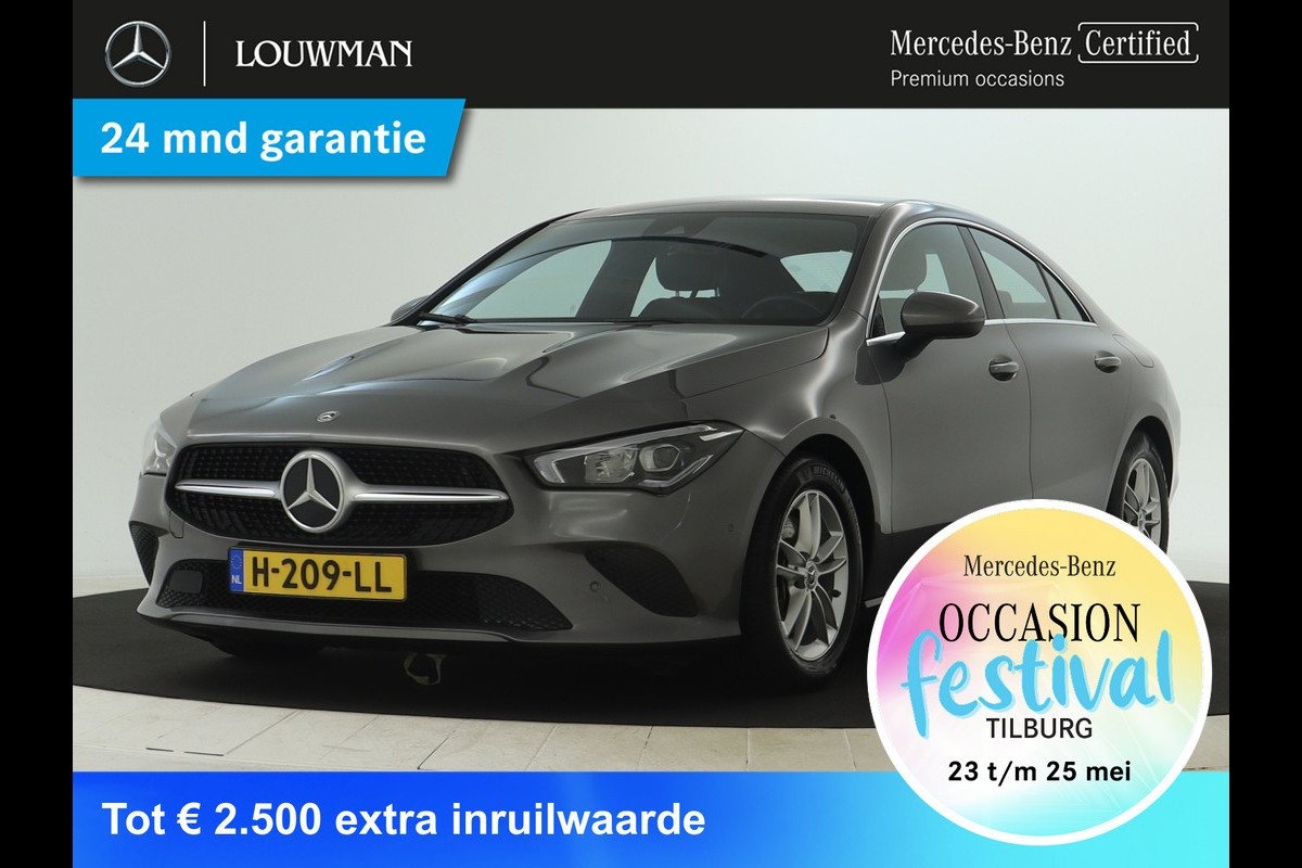 Mercedes-Benz CLA-Klasse 200 Business Solution | Led Koplampen | Spiegelpakket | Achteruitrijcamera | Stoelverwarming voor | Inclusief 24 maanden Mercedes-Benz Certified garantie voor Europa. Mercedes-Benz CLA-Klasse 200 Business Solution | Led Koplampen | Spiegelpakket | Achteruitrijcamera | Stoelverwarming voor | Inclusief 24 maanden Mercedes-Benz Certified garantie voor Europa.