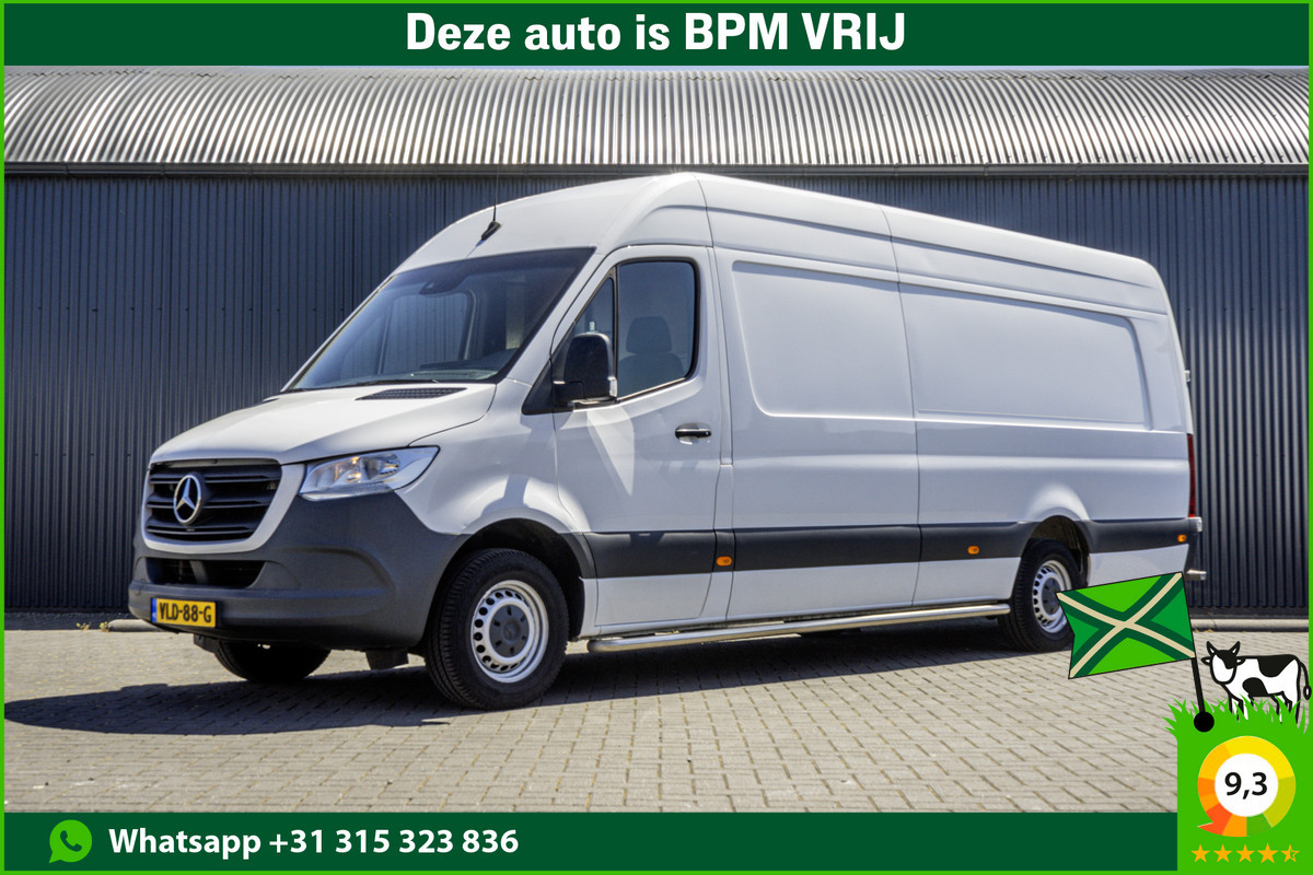 Mercedes-Benz Sprinter 315CDI L4H2 | XXL | 150 PK | Automaat | Camera | CarPlay | Climate | Cruise | Tussenschot met deur | Euro 6 Mercedes-Benz Sprinter 315CDI L4H2 | XXL | 150 PK | Automaat | Camera | CarPlay | Climate | Cruise | Tussenschot met deur | Euro 6