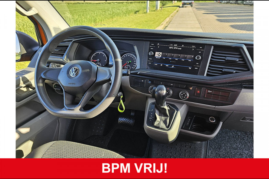 Volkswagen Transporter T6.1 L2H2 Dubbel Cabine Airco 150Pk Automaat Trekhaak Deuren 1e Eigenaar NAP Euro6!