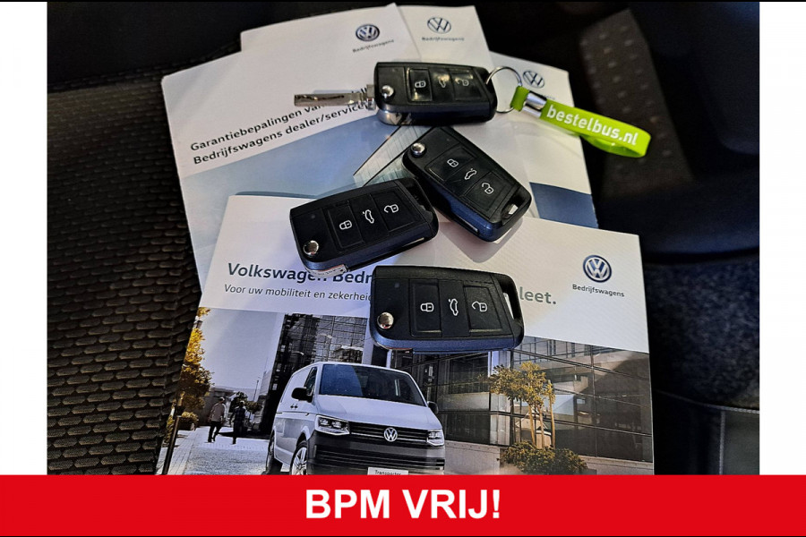 Volkswagen Transporter T6.1 L2H2 Dubbel Cabine Airco 150Pk Automaat Trekhaak Deuren 1e Eigenaar NAP Euro6!