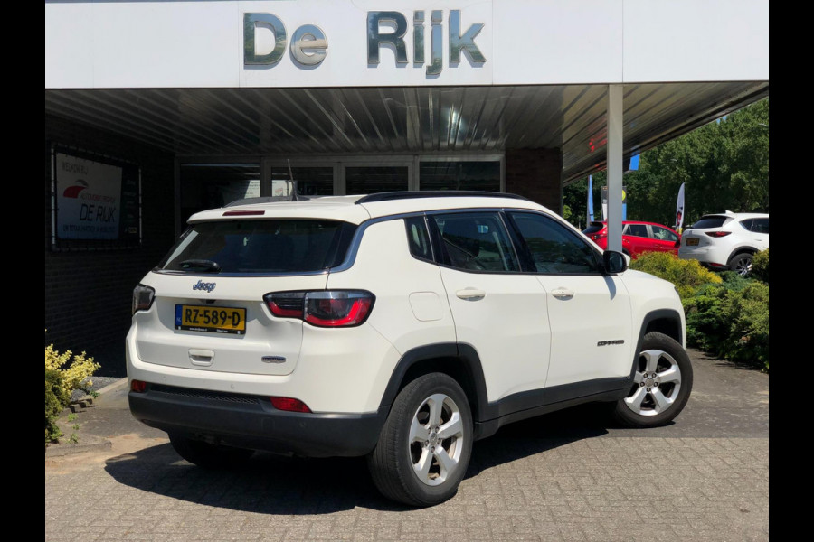Jeep Compass 1.4 MultiAir Longitude | Half leder, Stoel+Stuurverw., Navi, Camera, Carplay/Android, Climate, Cruise, Afn. Trekhaak|