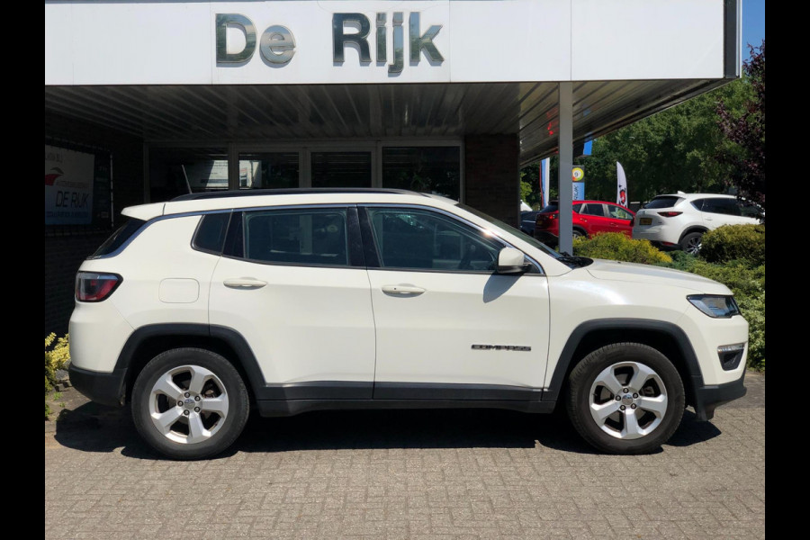 Jeep Compass 1.4 MultiAir Longitude | Half leder, Stoel+Stuurverw., Navi, Camera, Carplay/Android, Climate, Cruise, Afn. Trekhaak|