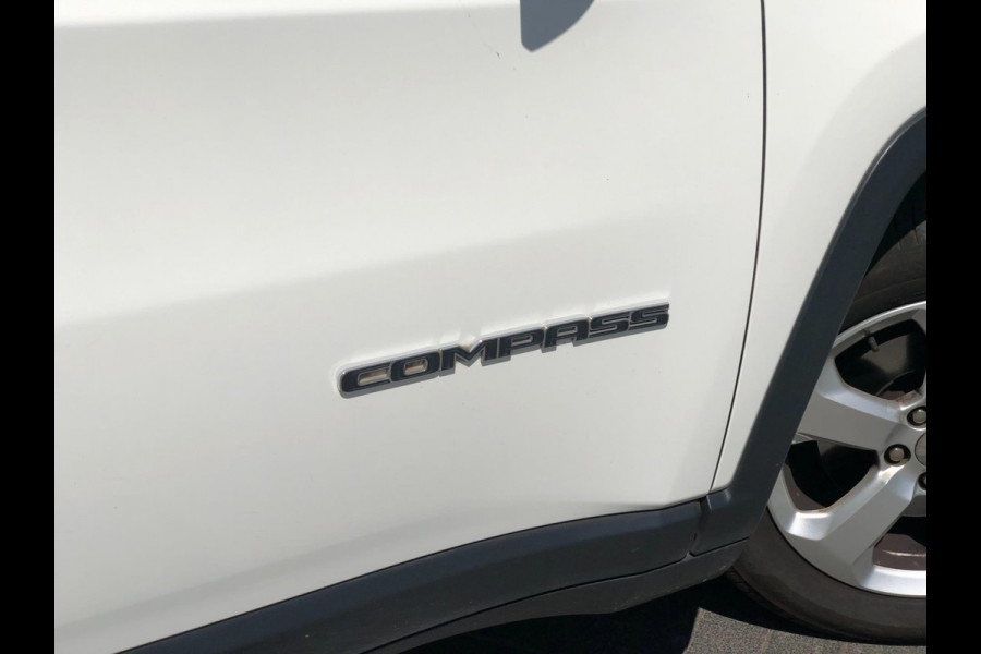 Jeep Compass 1.4 MultiAir Longitude | Half leder, Stoel+Stuurverw., Navi, Camera, Carplay/Android, Climate, Cruise, Afn. Trekhaak|