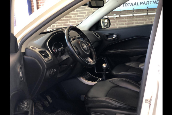 Jeep Compass 1.4 MultiAir Longitude | Half leder, Stoel+Stuurverw., Navi, Camera, Carplay/Android, Climate, Cruise, Afn. Trekhaak|
